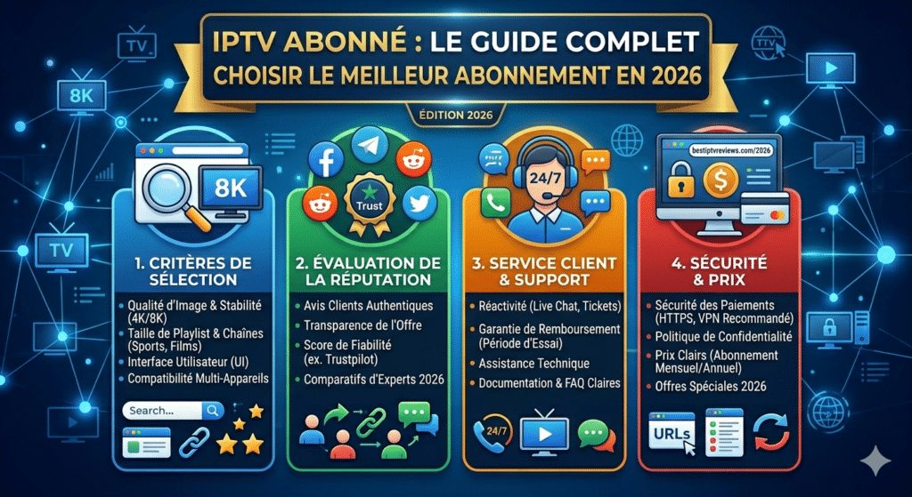IPTV Abonné : Le Guide Complet pour Choisir le Meilleur Abonnement en 2026