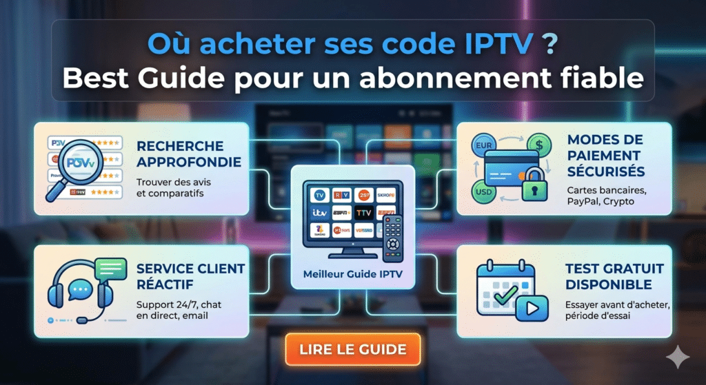 Où acheter ses code IPTV